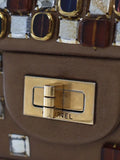 Chanel Pre Owned 2010 2011 Paris Byzance Gripoix Bijoux Reissue 255 Calfskin Single Flap 225 Shoulder Bag — Same as shown — Size One Size — Top View