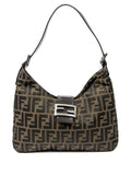 Fendi Pre Owned Logo Buckle Shoulder Bag — Same as shown — Size One Size — Front View