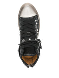 R13 Stud-Embellished Flatform — Black — Size US M 3.5 - US W 5 — Top View