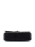 Chanel Pre Owned Classic Double Flap Bag Quilted Caviar Medium Shoulder Bag — Same as shown — Size One Size — Top View