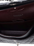 Chanel Pre Owned Classic Double Flap Bag Quilted Caviar Medium Shoulder Bag — Same as shown — Size One Size — Detail View