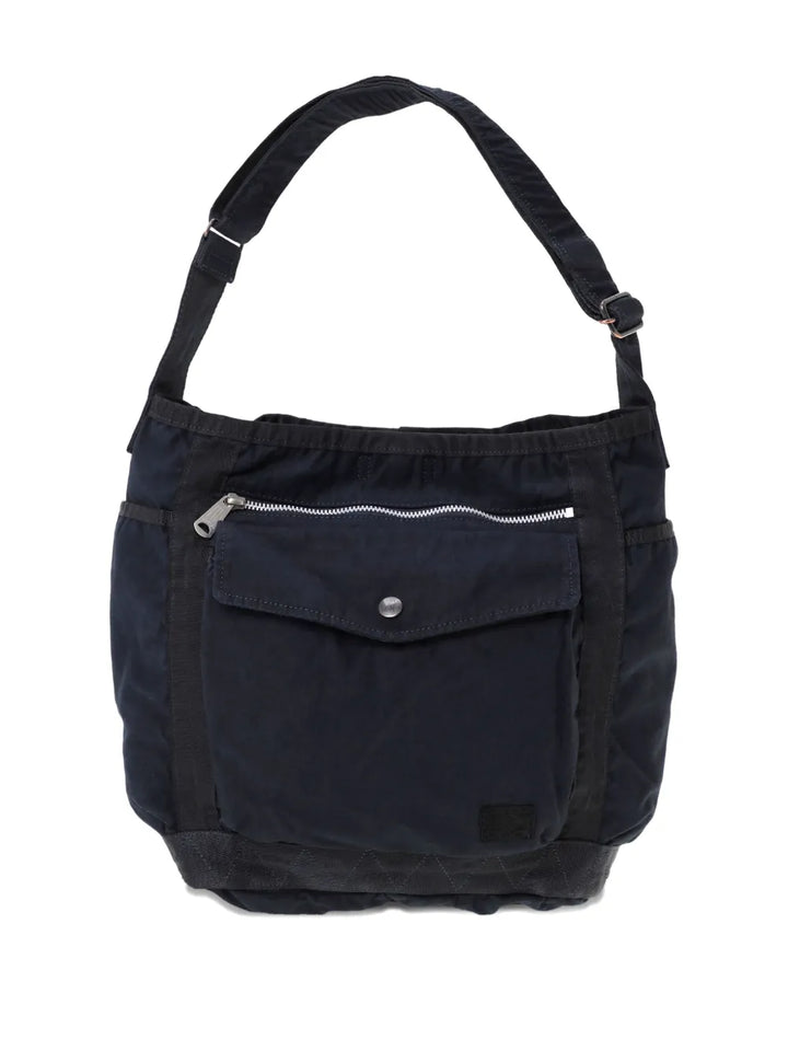 Porter Yoshida Co Zip Pocket Shoulder Bag — Same as shown — Size One Size — Side View