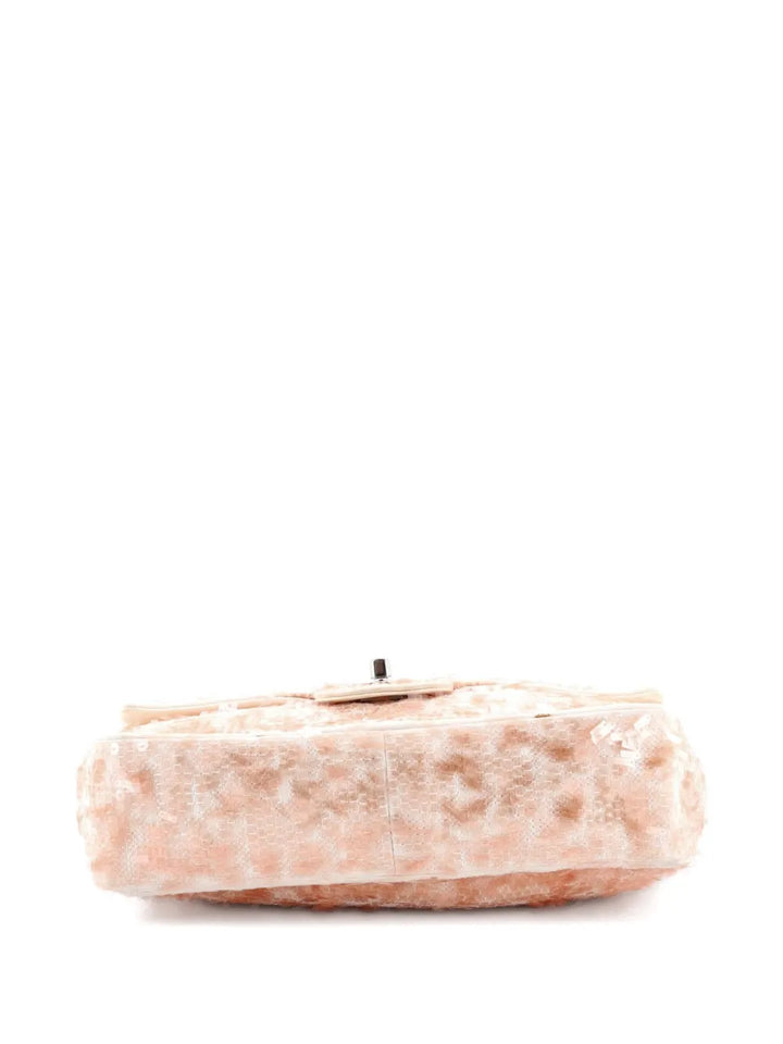 Chanel Pre Owned Classic Single Flap Bag Sequins Small Shoulder Bag — Same as shown — Size One Size — Back View