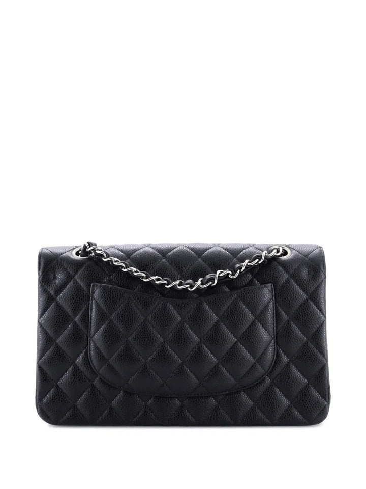 Chanel Pre Owned Classic Double Flap Bag Quilted Caviar Medium Shoulder Bag — Same as shown — Size One Size — Side View