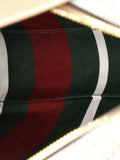 Gucci Pre Owned Emblem Gg Coated Canvas With Leather Large Shoulder Bag — Same as shown — Size One Size — Back View