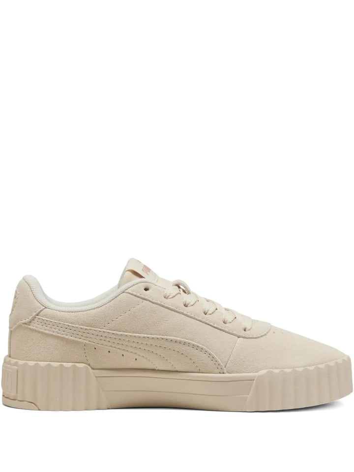 PUMA Carina 3.0 Sd Platform — Beige — Size US M 3.5 - US W 5 — Front View