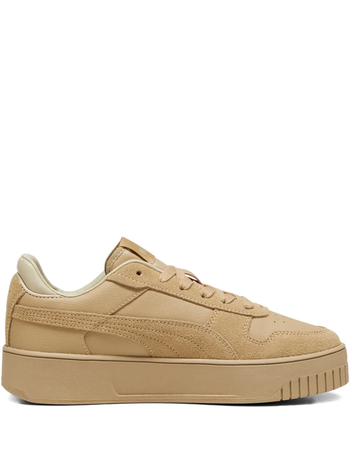 PUMA Carina Street Sd Platform — Beige — Size US M 3.5 - US W 5 — Front View