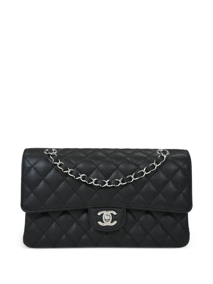 Chanel Pre Owned 2018 2019 Medium Classic Double Flap Shoulder Bag — Same as shown — Size One Size — Front View
