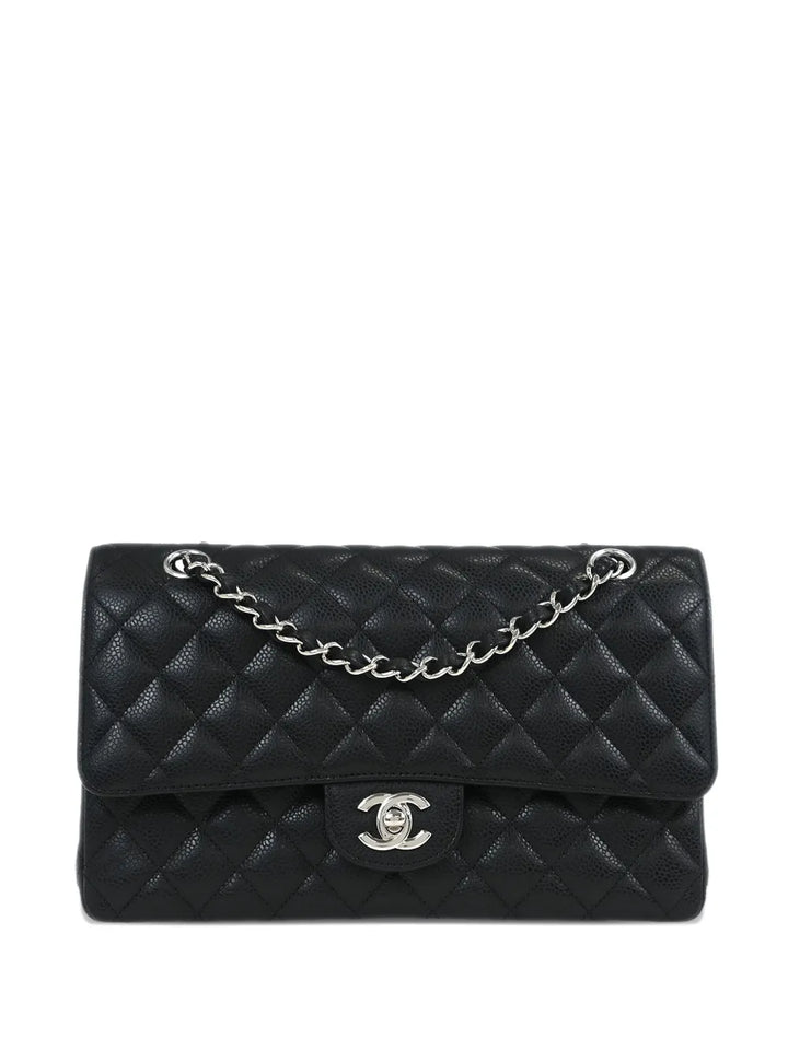 Chanel Pre Owned 2019 Medium Classic Double Flap Shoulder Bag — Same as shown — Size One Size — Front View