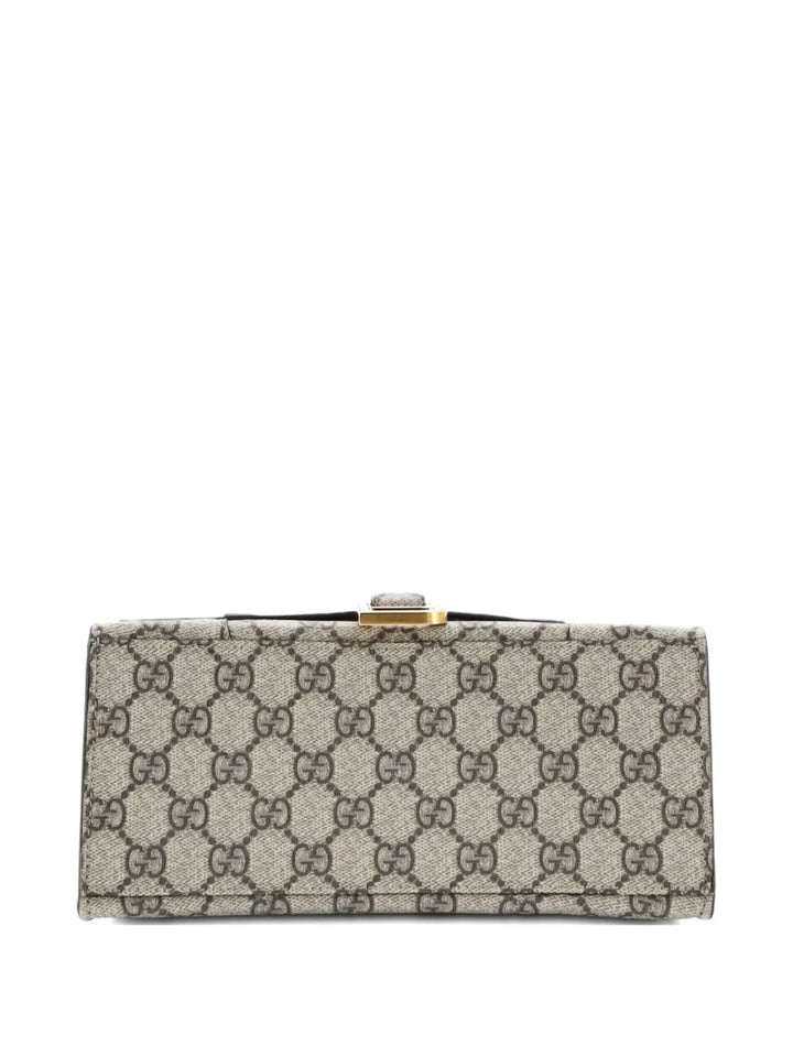 Gucci Pre Owned X Balenciaga The Hacker Project Hourglass Top Handle Bag Gg Coated Canvas Small Shoulder Bag — Same as shown — Size One Size — Top View