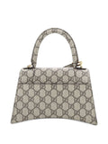 Gucci Pre Owned X Balenciaga The Hacker Project Hourglass Top Handle Bag Gg Coated Canvas Small Shoulder Bag — Same as shown — Size One Size — Side View