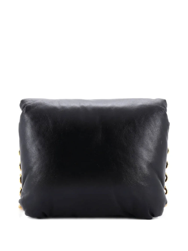 Loewe Pre Owned Goya Puffer Bag Leather Medium Shoulder Bag — Same as shown — Size One Size — Side View