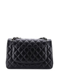 Chanel Pre Owned Classic Double Flap Bag Quilted Lambskin Jumbo Shoulder Bag — Same as shown — Size One Size — Side View