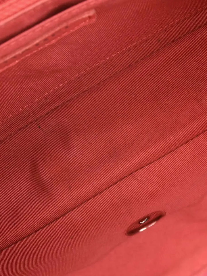 Chanel Pre Owned 2017 Tweed Patchwork Flap Shoulder Bag — Same as shown — Size One Size — Detail View