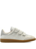 ISABEL MARANT Scallop-Trim Strap — Beige — Size US M 3.5 - US W 5 — Front View