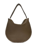 Isabel Marant Oskan Studded Shoulder Bag — Same as shown — Size One Size — Back View