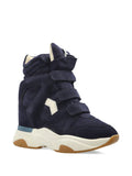 ISABEL MARANT Balskee Touch-Strap — Blue — Size US M 3.5 - US W 5 — Back View