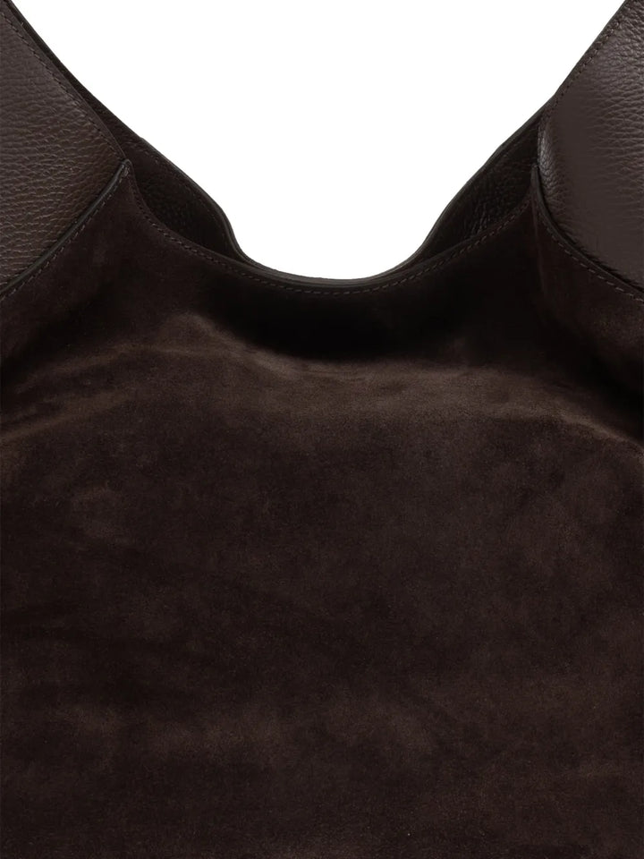 Furla Large Lara Suede Shoulder Bag — Same as shown — Size One Size — Lifestyle View