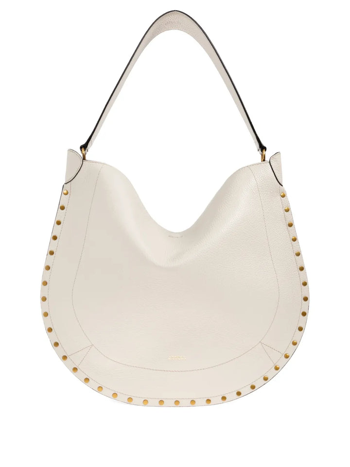 Isabel Marant Oskan Studded Shoulder Bag — Same as shown — Size One Size — Front View
