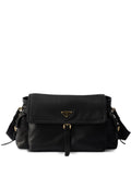 Prada Large Explore Leather Shoulder Bag — Same as shown — Size One Size — Front View
