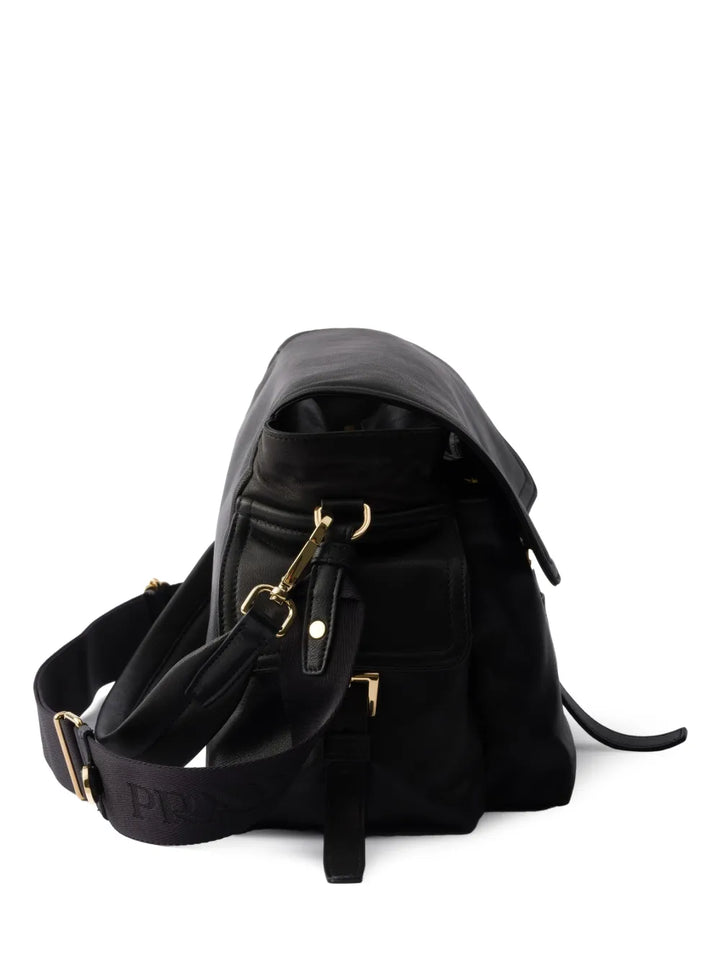 Prada Large Explore Leather Shoulder Bag — Same as shown — Size One Size — Top View