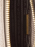 Prada Mini Zip Triangle Logo Leather Shoulder Bag — Same as shown — Size One Size — Top View
