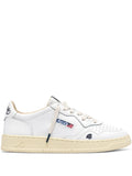 Autry Medalist Low-Tops Leather — White — Size US M 3.5 - US W 5 — Front View