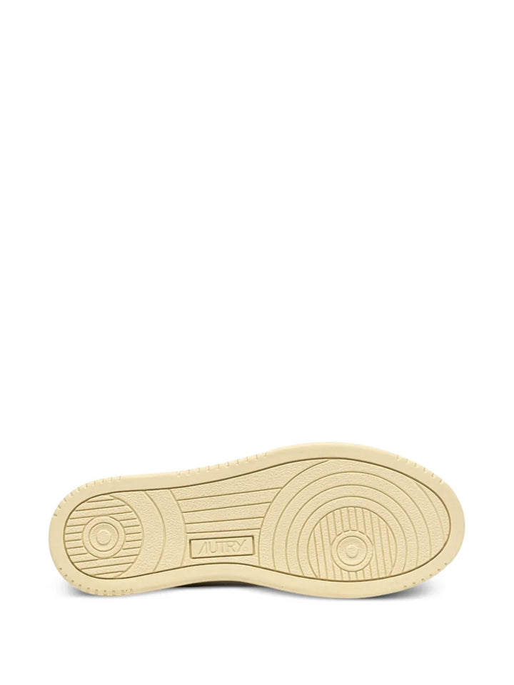 Autry Perforated Leather Trainers — White — Size US M 3.5 - US W 5 — Detail View