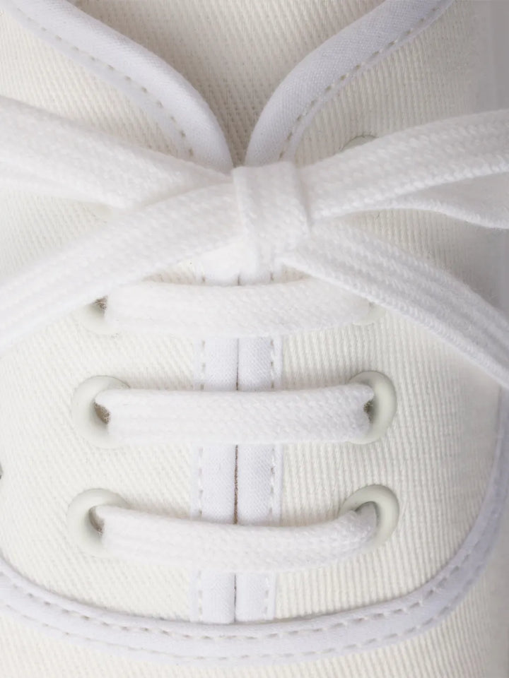 Prada Lace-Up — White — Size US M 3.5 - US W 5 — Detail View