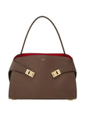 Ferragamo Leather Shoulder Bag — Same as shown — Size One Size — Front View