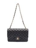 Chanel Pre Owned 2016 2017 Jumbo Classic Lambskin Double Flap Shoulder Bag — Same as shown — Size One Size — Front View