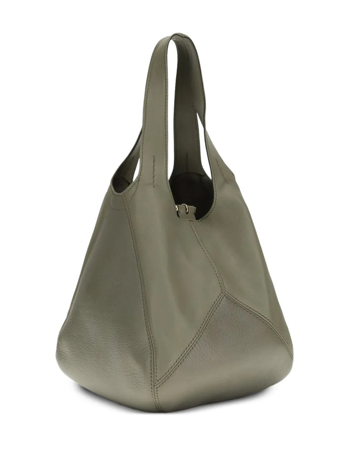 Chloe Small Balloon Logo Patch Shoulder Bag — Same as shown — Size One Size — Side View