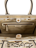 Versace Small La Medusa Printed Canvas Tote Bag — Same as shown — Size One Size — Detail View