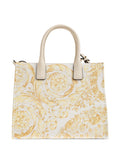 Versace Small La Medusa Printed Canvas Tote Bag — Same as shown — Size One Size — Back View