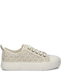 Michael Michael Kors Evy Logo-Print — Beige — Size US M 3.5 - US W 5 — Front View