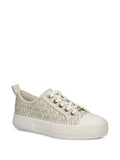 Michael Michael Kors Evy Logo-Print — Beige — Size US M 3.5 - US W 5 — Side View