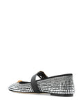 Versace La Medusa Studded Ballet Flats — Black — Size US M 3.5 - US W 5 — Back View