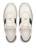 Michael Kors Kaycee Monogram Stripe — White — Size US M 3.5 - US W 5 — Top View