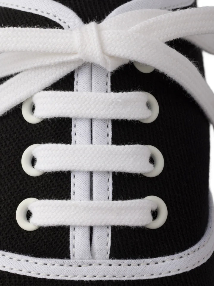 Prada Lace-Up Round-Toe — Black — Size US M 3.5 - US W 5 — Detail View