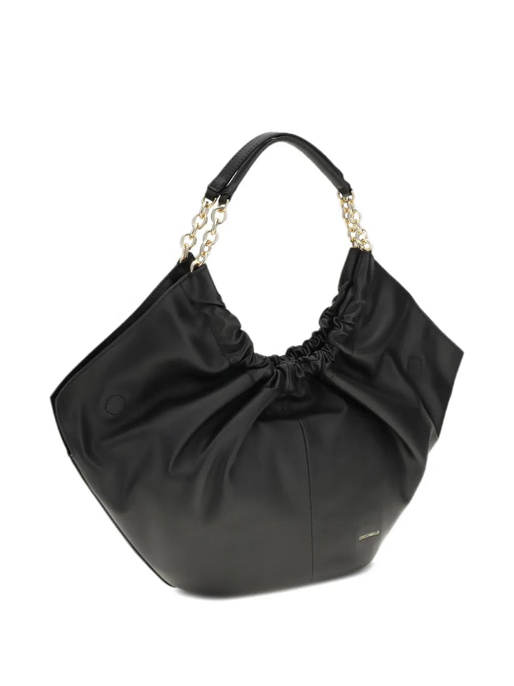 Coccinelle Medium Smash Leather Shoulder Bag — Same as shown — Size One Size — Side View