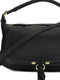 Chloe Small Marcie Leather Shoulder Bag — Same as shown — Size One Size — Top View
