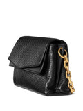 Gucci Medium Embossed Chain Shoulder Bag — Same as shown — Size One Size — Back View