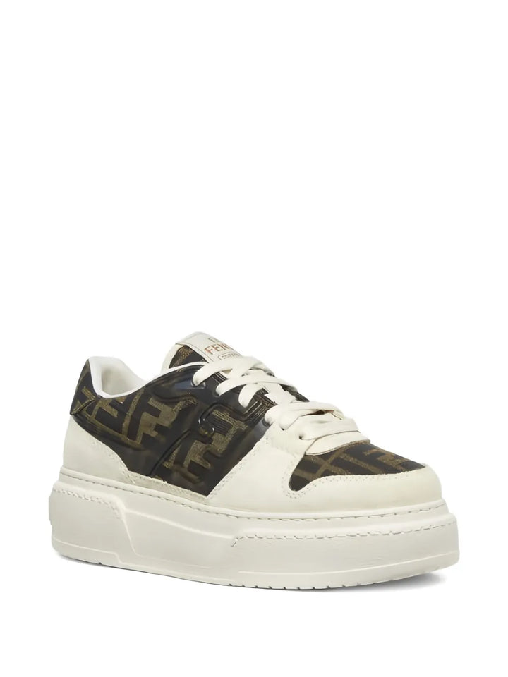 FENDI Ff-Logo — Brown — Size US M 3.5 - US W 5 — Side View