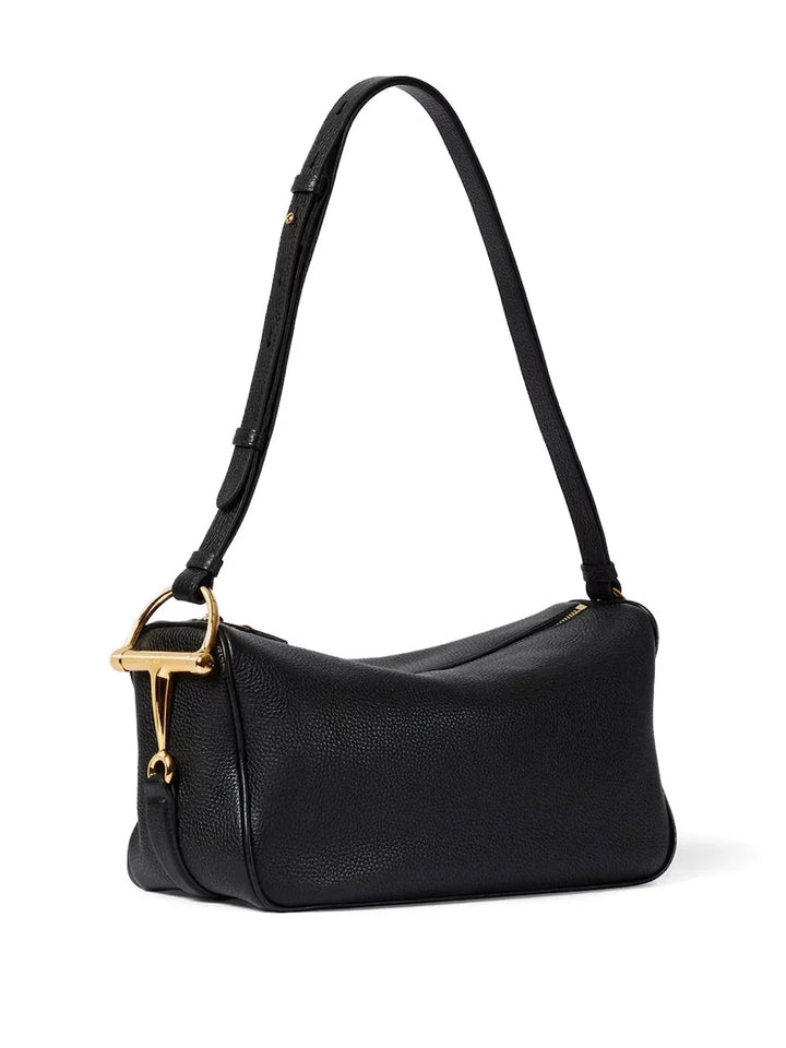Gucci Medium Half Horsebit Grained Leather Shoulder Bag — Same as shown — Size One Size — Side View