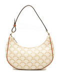 Celine Pre Owned 2021 Triomphe Coated Canvas Ava Shoulder Bag — Same as shown — Size One Size — Front View