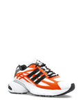 adidas Panelled Sneakers — White, Black / Orange — Size US M 4.5 - US W 6 — Side View