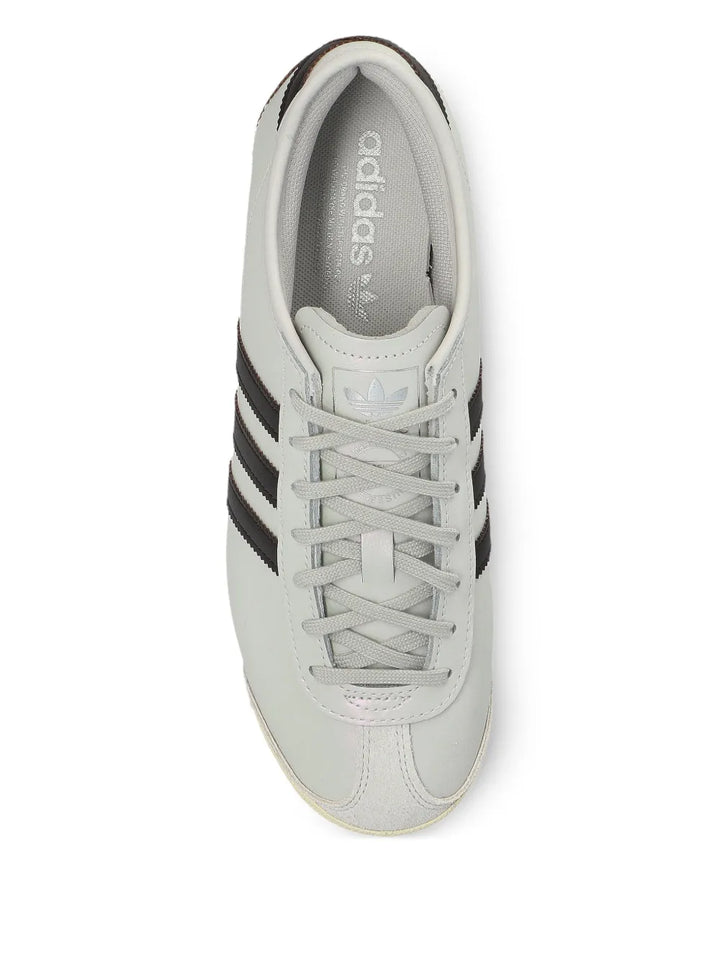 adidas Stripes Lace-Up Trainers — Grey — Size US M 3.5 - US W 5 — Back View