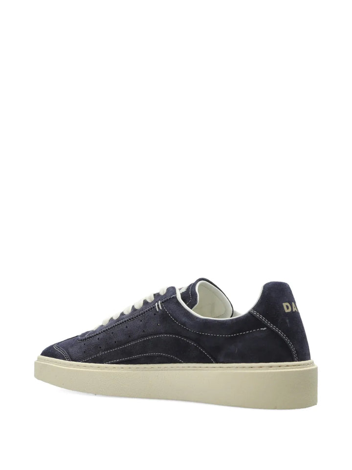 DSQUARED2 Suede Lace-Up — Blue — Size US M 3.5 - US W 5 — Top View