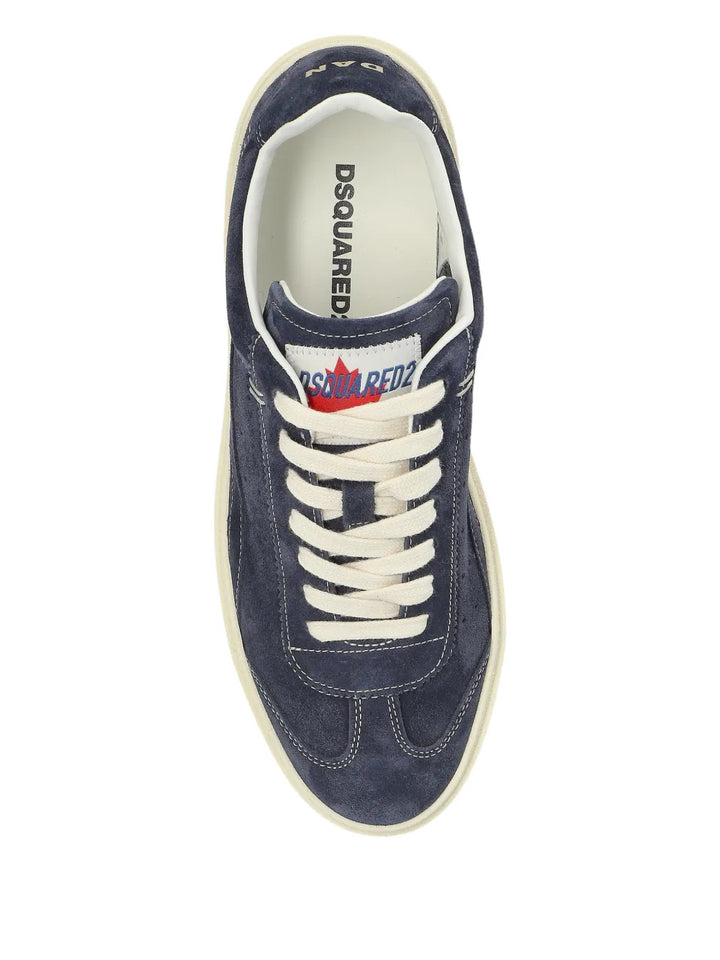 DSQUARED2 Suede Lace-Up — Blue — Size US M 3.5 - US W 5 — Detail View