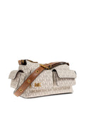Michael Michael Kors Dakota Monogram Pattern Shoulder Bag — Same as shown — Size One Size — Back View